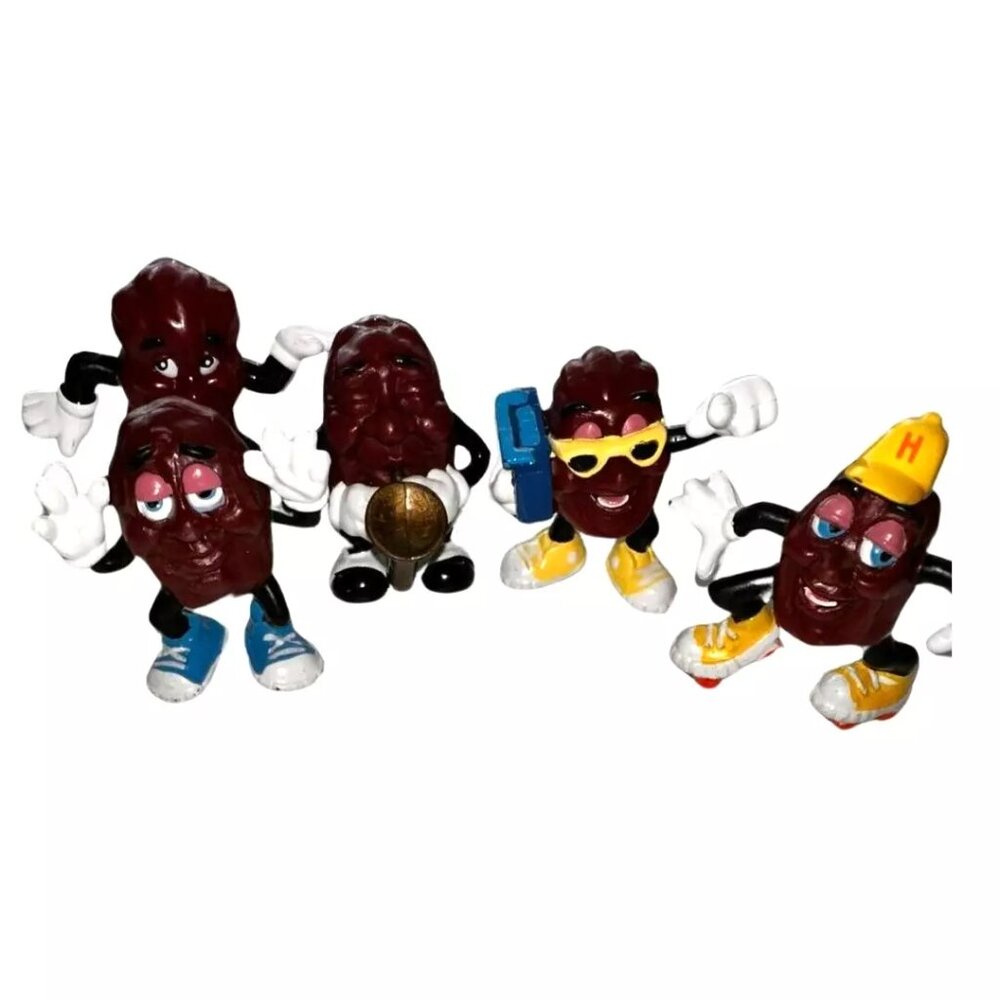 California Raisins Figures Lot Different Poses & Accessories Good Condition